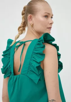 2NDDAY bluza din bumbac culoarea verde imagine