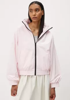 2NDDAY geaca 2ND Enrique - Technical femei, culoarea roz, de tranzitie, oversize, 2244117505 imagine