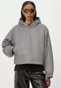 2NDDAY geaca 2ND Rhodes - Reflective femei, culoarea gri, de tranzitie, oversize, 2244111509 imagine