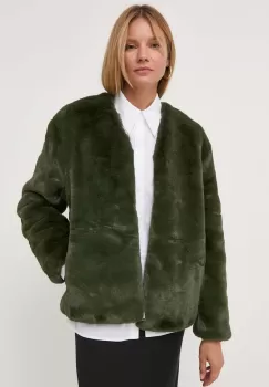 2NDDAY geaca femei, culoarea verde, de tranzitie imagine