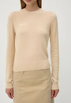 2NDDAY pulover din amestec de lana Lance TT femei, culoarea bej, light, 2245343408 imagine