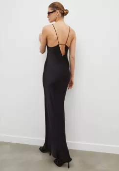 2NDDAY rochie culoarea negru, maxi, mulata imagine