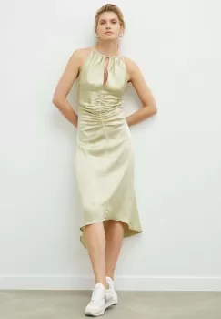 2NDDAY rochie culoarea verde, midi, drept imagine