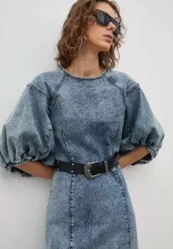 2NDDAY rochie jeans mini, evazati imagine