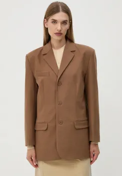 2NDDAY sacou Harry culoarea bej, un singur rand de nasturi, neted, 2245115120 imagine