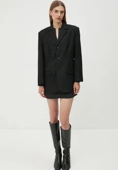 2NDDAY sacou Harry culoarea negru, un singur rand de nasturi, neted, 2245115120 imagine