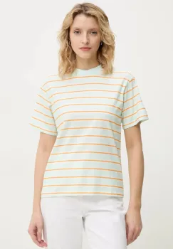 2NDDAY tricou din bumbac Marissas femei, culoarea turcoaz, 2252245328 imagine