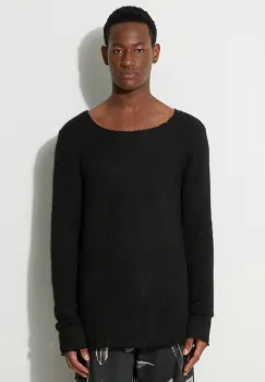 424 pulover de lana barbati, culoarea negru 35424M171.236506 imagine