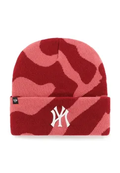 47 brand caciula MLB New York Yankees culoarea rosu, B-FRFMK17ACE-IR imagine