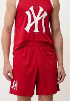 47 brand pantaloni scurti MLB New York Yankees culoarea rosu, BB017PMXYEX657799RD imagine