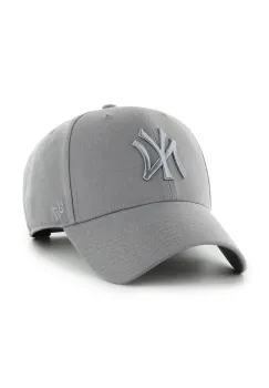 47 brand sapca de baseball din amestec de lana MLB New York Yankees culoarea gri, B-MVPSP17WBP-DYC imagine