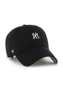 47 brand sapca de baseball din amestec de lana MLB New York Yankees culoarea negru, B-PBRCU17WIS-BK imagine