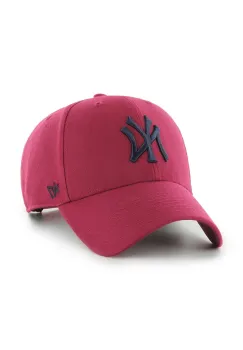 47 brand sapca de baseball din amestec de lana MLB New York Yankees culoarea rosu, B-MVPSP17WBP-CAH imagine