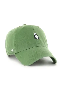 47 brand sapca de baseball din bumbac Animal Base Runner culoarea verde, cu imprimeu, XX-BSRIC1411GWS-FF imagine