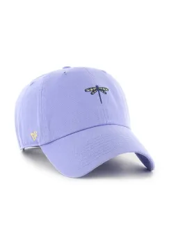 47 brand sapca de baseball din bumbac Animal Base Runner culoarea violet, uni, XX-BSRIC1411GWS-LV imagine