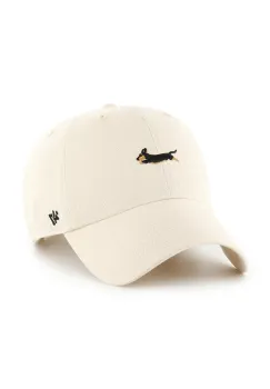 47 brand sapca de baseball din bumbac Dog Base Runner Icon culoarea bej, XXD-BSRIC14GWS-NT imagine