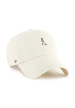 47 brand sapca de baseball din bumbac Dog Base Runner Icon culoarea bej, XXD-BSRIC17GWS-NT imagine