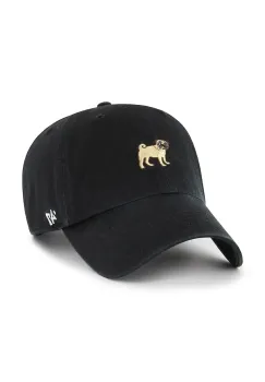 47 brand sapca de baseball din bumbac Dog Base Runner Icon culoarea negru, uni, XX-BSRIC1411GWS-BKH imagine