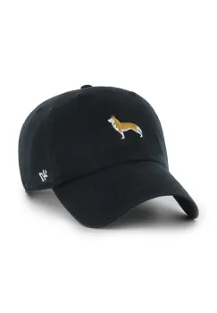 47 brand sapca de baseball din bumbac Dog Base Runner Icon culoarea negru, uni, XX-BSRIC1411GWS-BKK imagine