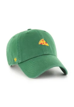 47 brand sapca de baseball din bumbac Food Base Runner Icon culoarea verde, cu imprimeu, XX-BSRIC1411GWS-RN imagine