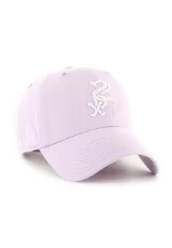 47 brand sapca de baseball din bumbac MLB Chicago White Sox culoarea violet, cu imprimeu, B-NLRGW06GWS-YX imagine