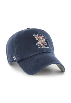 47 brand sapca de baseball din bumbac MLB Detroit Tigers culoarea albastru marin, cu imprimeu, BCPTN-DBLUN09GWS-NY99 imagine