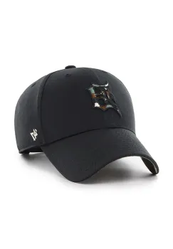47 brand sapca de baseball din bumbac MLB Detroit Tigers culoarea negru, cu imprimeu, B-DGTSM09CTP-BK imagine