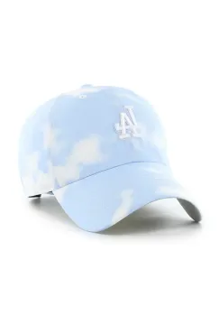 47 brand sapca de baseball din bumbac MLB LA Dodgers neted, B-ITCCU12PTS-LC imagine