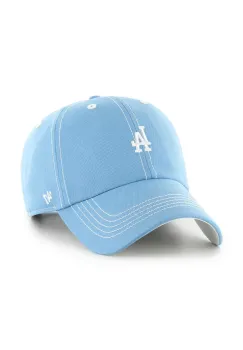 47 brand sapca de baseball din bumbac MLB LA Dodgers uni, B-CSBCU12GWS-CO imagine