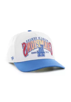 47 brand sapca de baseball din bumbac MLB Los Angeles Dodgers culoarea alb, cu imprimeu, BCWS-ARCHH12CTP-WH88 imagine