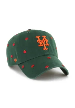 47 brand sapca de baseball din bumbac MLB New York Mets culoarea verde, B-CNFTI16GWS-DG imagine