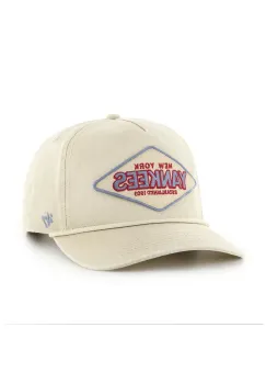47 brand sapca de baseball din bumbac MLB New York Yankees culoarea bej, B-CAIRN17DHP-K0 imagine