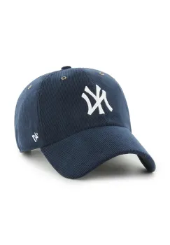47 brand sapca de baseball din bumbac MLB New York Yankees culoarea bleumarin, B-TCDCU17IWS-NY imagine