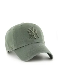 47 brand sapca de baseball din bumbac MLB New York Yankees culoarea maro, uni, B-RGW17GWS-MSG imagine