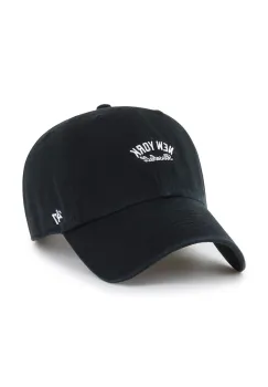 47 brand sapca de baseball din bumbac MLB New York Yankees culoarea negru, B-OUTLT17GWS-BK imagine