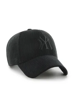 47 brand sapca de baseball din bumbac MLB New York Yankees culoarea negru, B-THCKM17EWS-BKA imagine