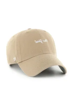 47 brand sapca de baseball din bumbac MLB New York Yankees culoarea verde, B-BSRNS17GWS-KH imagine