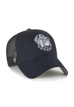 47 brand sapca de baseball din bumbac NCAA Georgetown Hoyas culoarea bleumarin, uni, C-BRANS1093CTP-NY imagine