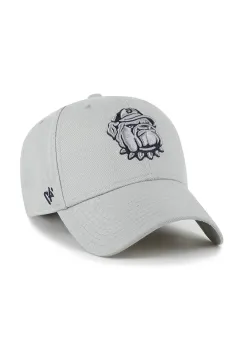 47 brand sapca de baseball din bumbac NCAA Georgetown Hoyas culoarea gri, cu imprimeu, C-MVP1093WBV-GY imagine