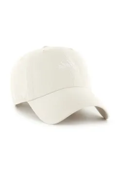 47 brand sapca de baseball din bumbac Phrase Base Runner Icon culoarea bej, uni, XX-BSRIC1411GWS-BN imagine