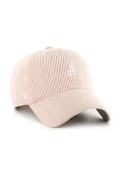 47 brand sapca de baseball din catifea MLB Los Angeles Dodgers culoarea roz, B-THCBR12EWS-PK imagine
