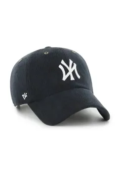 47 brand sapca de baseball din catifea MLB New York Yankees culoarea negru, B-TCDCU17IWS-BK imagine