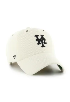 47 brand sapca de baseball MLB New York Mets culoarea gri, cu aplicatie B-TCDCU16IWS-SS imagine