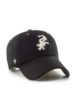 47 brand sapca de lana MLB Chicago White Sox culoarea negru, cu imprimeu, B-PNTCU06WIS-BK imagine