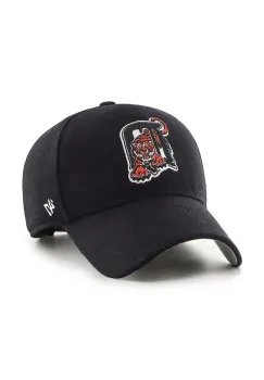 47 brand sapca din amestec de lana MLB Detroit Tigers culoarea negru, cu imprimeu, BCPTN-CHSMS09WIP-BK94 imagine