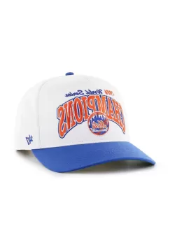 47 brand sapca din amestec de lana MLB New York Mets culoarea alb, cu imprimeu, BCWS-ARCHH16CTP-WH86 imagine