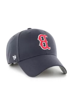 47 brand sapca MLB Boston Red Sox culoarea albastru marin, cu imprimeu, B-MVP02WBV-NYM imagine