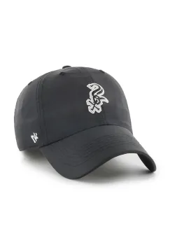 47 brand sapca MLB Chicago White Sox culoarea negru, cu imprimeu, B-BRRRC06BBU-BK imagine