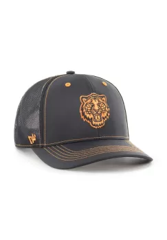 47 brand sapca MLB Detroit Tigers culoarea negru, cu imprimeu, B-XRAYD09BBP-BK imagine