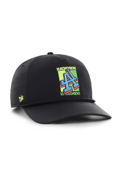 47 brand sapca MLB LA Dodgers Sundale culoarea negru, cu imprimeu, B-SDLHT12BBP-BK imagine